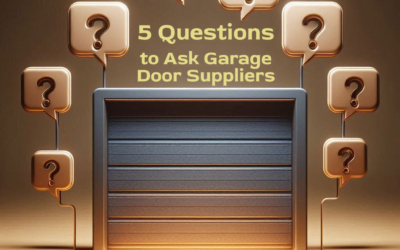 5 Questions to Ask Garage Door Suppliers